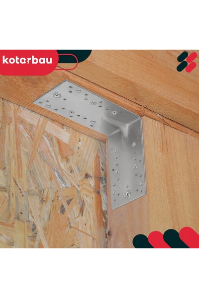 NO BRAND 25x colțar de tâmplărie ranforsat pentru construcții 150x150x90 mm set