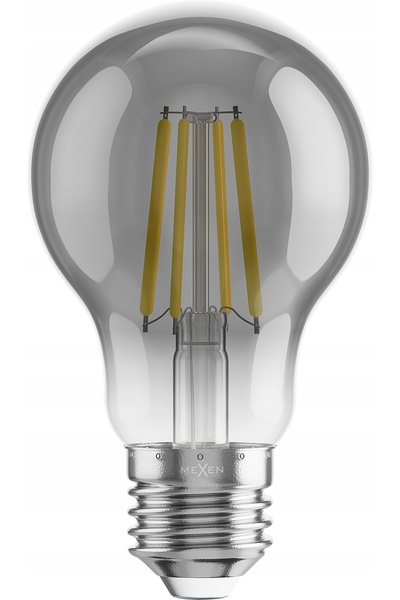 Mexen 10x Bec LED cu filament E27, tip Edison, lumină caldă, 6W=25W, fără pâl...