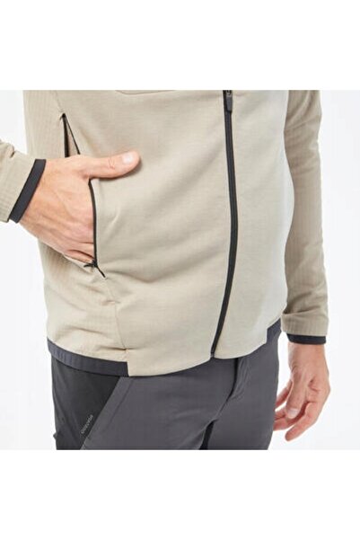 NO BRAND Fleece de drumeție Quechua MH500 Zamek pentru bărbați