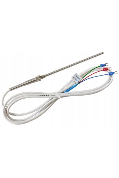 NO BRAND SENSOR DE TEMPERATURĂ PT100 5x150 mm, 2 m, 3 pini, cu fixare prin în...
