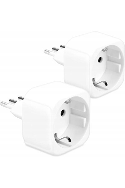 NO BRAND 2x ADAPTOR DE CĂLĂTORIE PENTRU ITALIA, TIP L – ADAPTOR PENTRU VACANȚ...