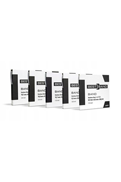 NO BRAND Bandă din oțel inoxidabil 304 9,5mm BB-923 szt=30.5mb