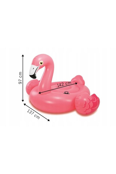 Intex Colac gonflabil flamingo pentru piscină 147x140x94 cm - 57558