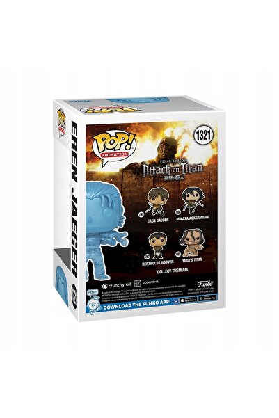 Funko Pop Eren cu imprimeuri 1321 Tricou (L) Attack on Titan & Tee