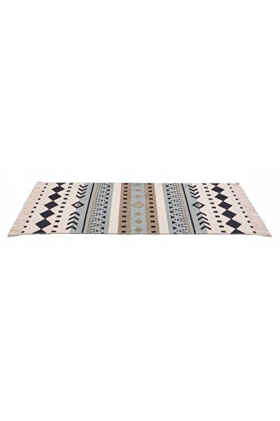 NO BRAND Covoraș de baie din bumbac 50 x 80 cm antiderapant multicolor