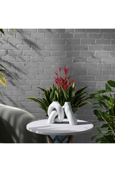 NO BRAND Ghiveci de flori modern, de designer, din plastic, decorativ, pentru...