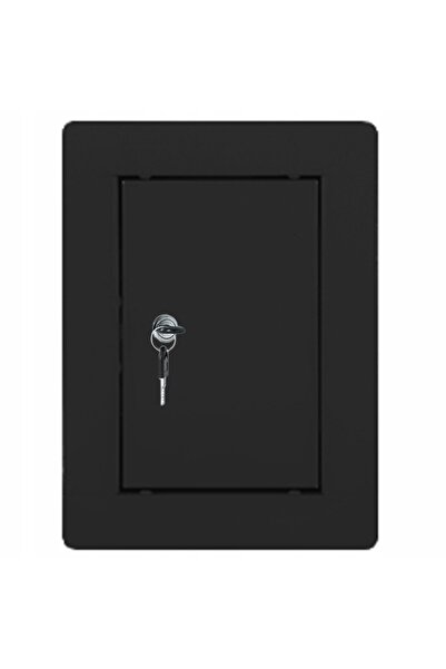 NO BRAND 15x30 cutii metalice negre, de revizie, blocabile