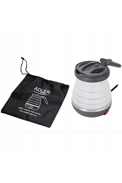 adler AD 1370 UK 0.6 L fierbător de silicon - de călătorie - priză UK