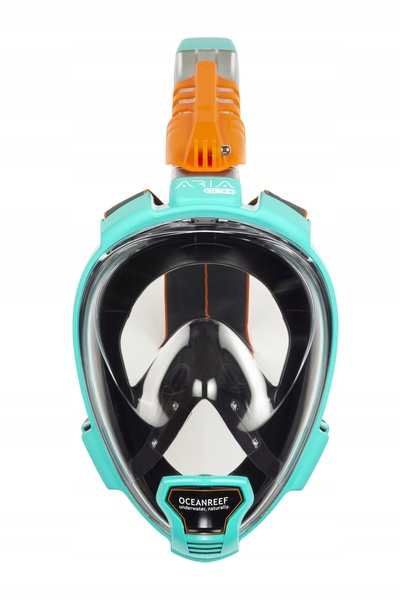 NO BRAND OCEAN REEF mască de scufundări integrală ARIA QR+ GoPro turcoaz M/L ...