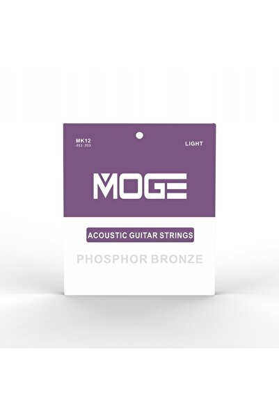 NO BRAND Corzi de chitară acustică MOGE MK12 Light 12-53, de bună calitate, u...