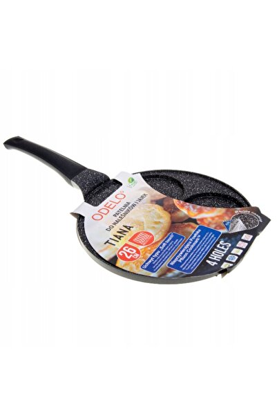 NO BRAND Tigaie de 26 cm cu 4 compartimente pentru mini-clătite și ouă