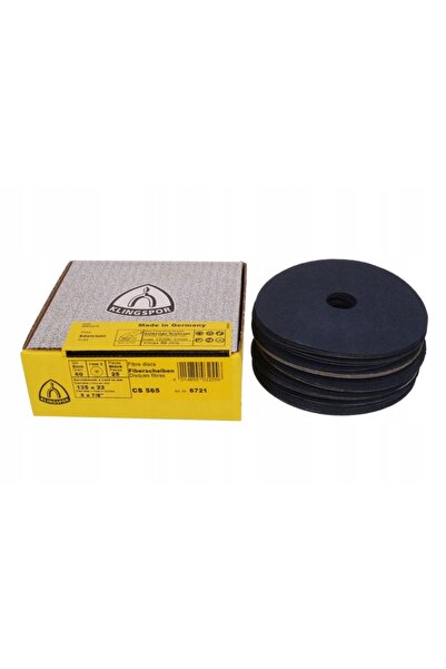 KLİNGSPOR 25 x Disc Fibramesa Circular din Fibră 125mm Inox P36