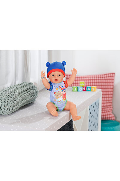 BABY born Jonas Lalka 43 cm Plânge Plânge Dormi Baiează Vas de toaletă Scutec...