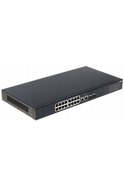 ABAKO Switch PoE 16x PoE + 2x Uplink SFP 10/100/1000Mbps Dahua CS4218-16ET-135