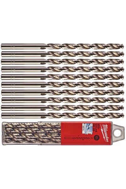 Milwaukee 10x Burghiu pentru metal LUNG fi 7,0 x 102/156 mm