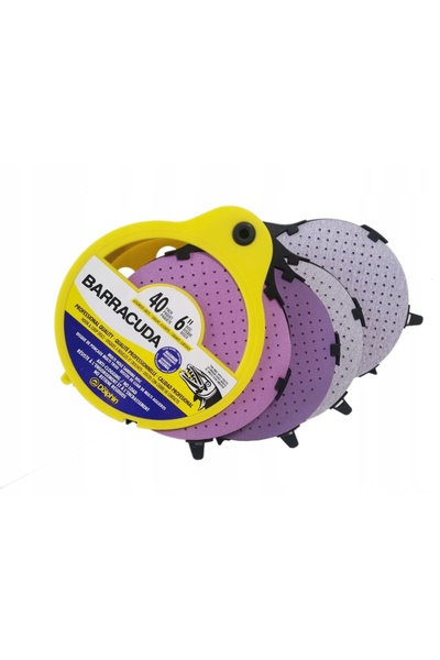 Blue Dolphin Disc abraziv cu prindere tip arici 150mm set de 40 de bucăți /ba...