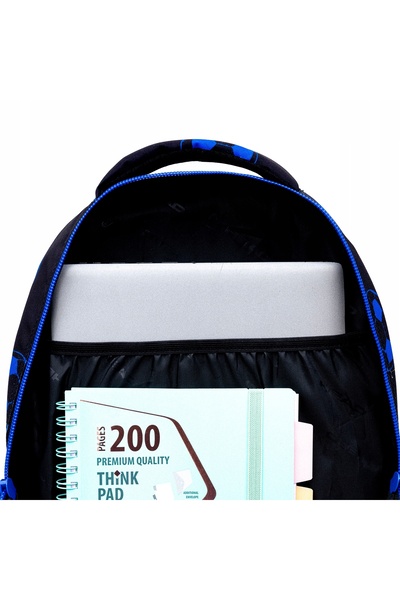NO BRAND Rucsac de fotbal HEAD NEO BLUE pentru copii, cu trei compartimente, ...