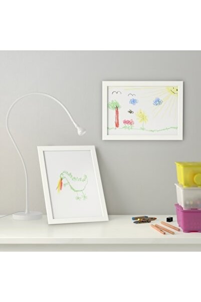 NO BRAND IKEA FISKBO ramă foto 13x18 albă SET 4 bucăți