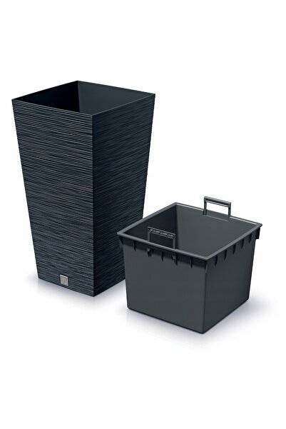 Prosperplast Ghiveci FURU Square DFSH300 30x30 h55 - Antracit