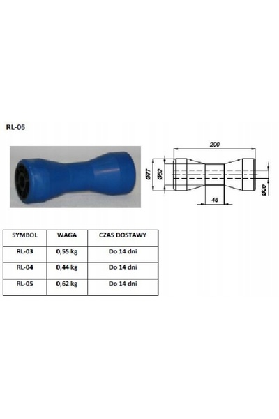 NO BRAND Podea laterală cu role pentru remorcă - Steelpress