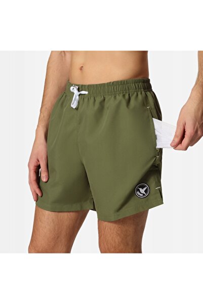NO BRAND Șorturi de înot pentru bărbați, cu uscare rapidă, LA-198, verde, 4XL
