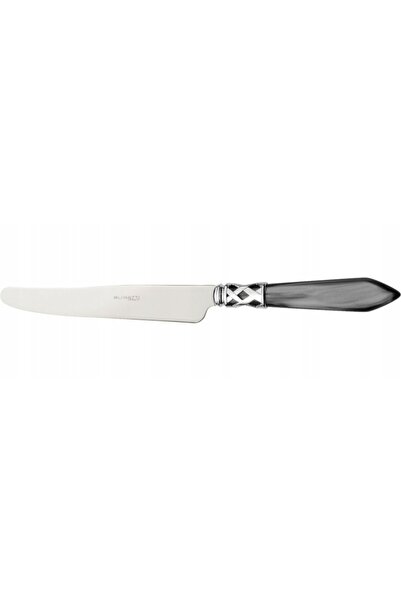 BUGATTI Masă de dining KNIFE din oțel Alladin Nero K2