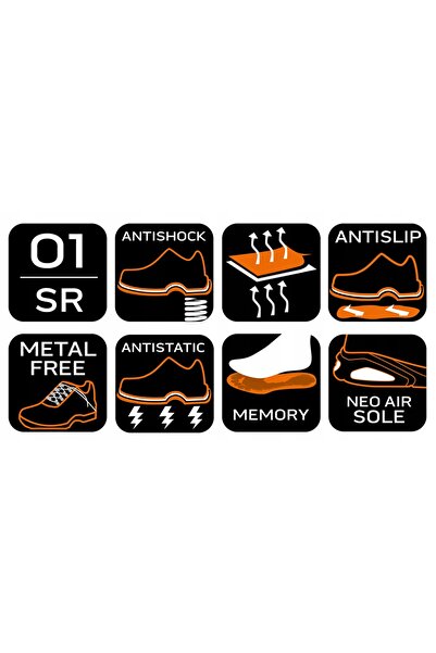 NEO Tools AIRBAG TALPĂ UȘOARĂ CU PERECHE DE AER FĂRĂ BRANT. MĂRIMEA 46