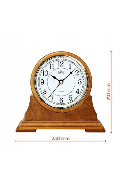 MPM Ceas de mobilier din lemn lizibil E03.3887.50.A 23x21 cm
