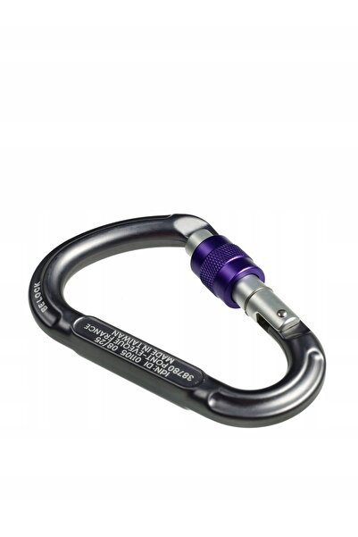 NO BRAND Carabină de alpinism Beal Be Lock Screw - darkstone