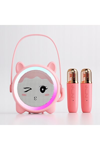 NO BRAND SET DE KARAOKE FĂRĂ FIR CU DIFUZOR BLUETOOTH ȘI 2 MICROFOANE SWEET P...