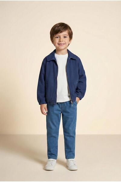 Mutlu Kids Boy's Seasonal Jacket with Zipper Pockets