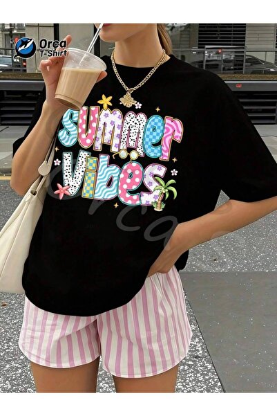 2BIR Color Matching Vibes, Multi-Texture Letters, Vitality Printed Women'S To...