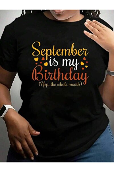 k222 September Is My Yes The Whole Month Birthday Cruise Vacation Trip Black ...