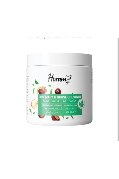 hommbitkisel BİBERİYE & AT KESTANELİ MASAJ BALSAM 500 ML