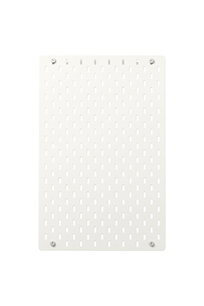 IKEA Πίνακας Skadis 36x56, λευκός πίνακας pegboard 36x56 cm, πίνακας πολλαπλώ...