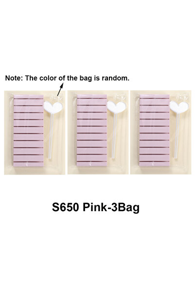 Choice1 S650 Pink-3pcs SWEET TREND-3pcs Transfer Nail Foil Storage Organizer ...