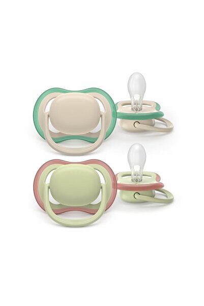Philips Set 2 suzete bebelusi, Avent, Ultra Air, Ortodontice, Silicon moale, ...
