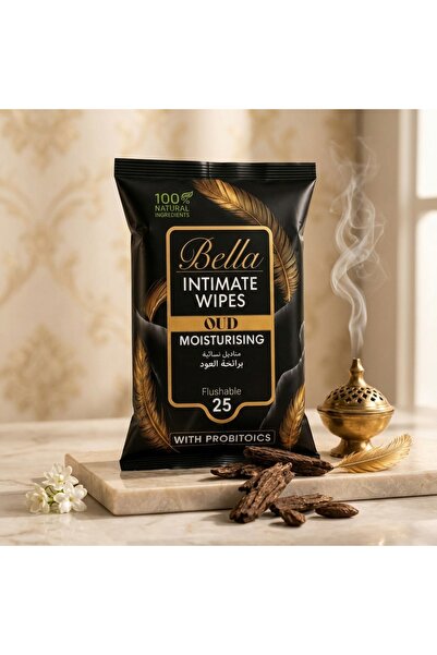 Bella Intimate Wipes OUD Moisturising Pack of 25