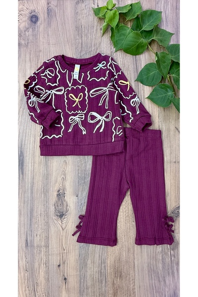 CemBebe Seasonal bow patterned set for babies