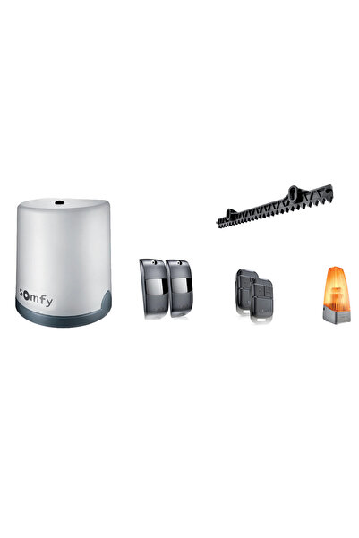 Somfy Kit de automatizare Freevia 400 pentru poartă culisantă: motor, lampă d...