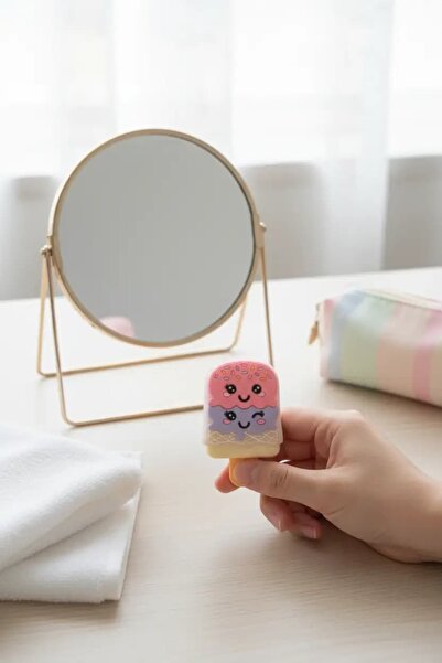 Miniso Lisanslı Tatlı Temalı İki Renkli Dondurma Külahı Dudak Kremi – Nemlend...