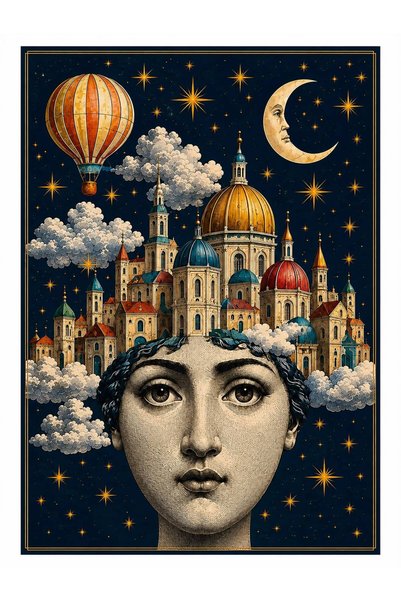 Rugs Modern Halı Eta Women's Portrait Patterned Modern Woven Base Decorative ...