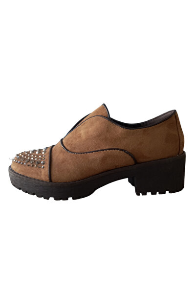 OEM Pantofi de damă Corina din piele întoarsă, maro, mărimea 38
