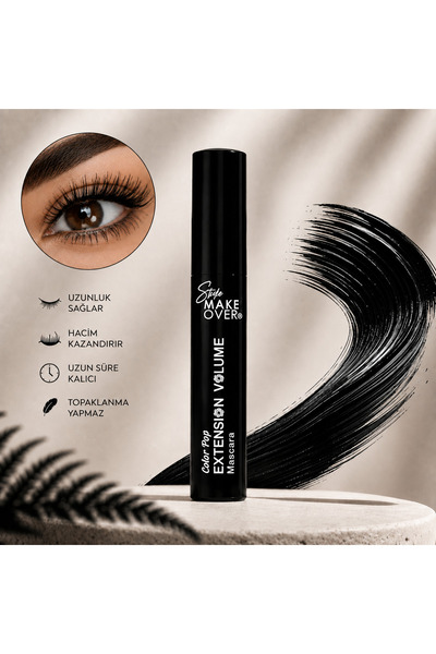 New Well Studio Make Over Siyah Maskara – Kirpik Belirginleştirici Maskara – ...