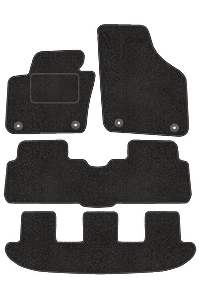 NO BRAND Seat Alhambra II din 2010 COLOCIURI AUTO DIN CATIFEA STOPERY