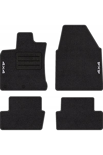 NO BRAND COVORAȘE CU BRODERIE 4X4 PENTRU NISSAN QASHQAI I (2007 - 2013) SET LUX