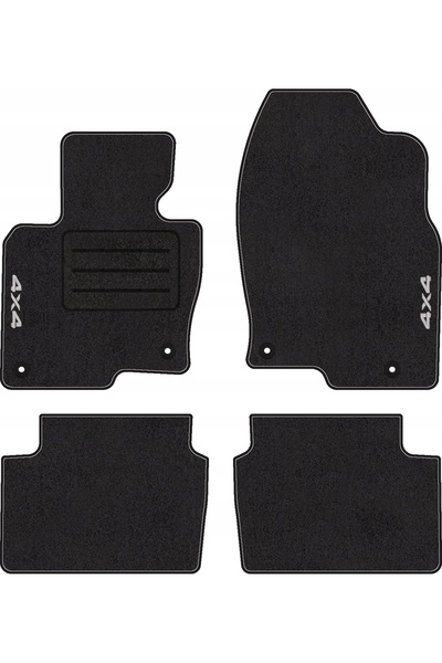 NO BRAND Covorașe auto cu logo 4x4 pentru Mazda CX-5 II (2012 - 2017) set com...