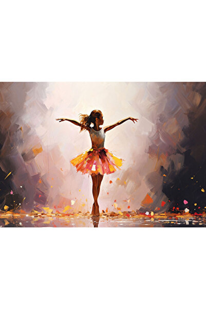 VIODESIGN Fototapet Copii, autoadeziv, Pictura Balerina, multicolor,200x300 c...