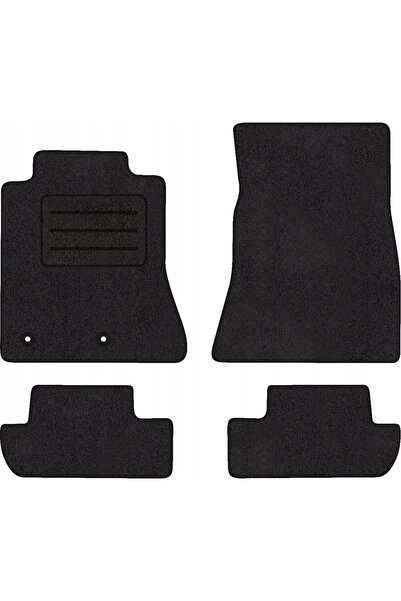 NO BRAND ECOLUX Covorașe auto din catifea pentru Ford Mustang MK6 Set complet