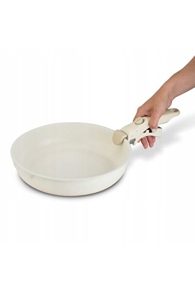 Starke Pro Set de tigăi cu mâner detașabil Indukca Compacti Cream 20/24/26cm